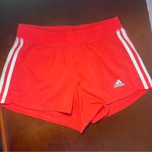 Adidas Women's Climalite 3 Stripes Pacer Shorts Size XS